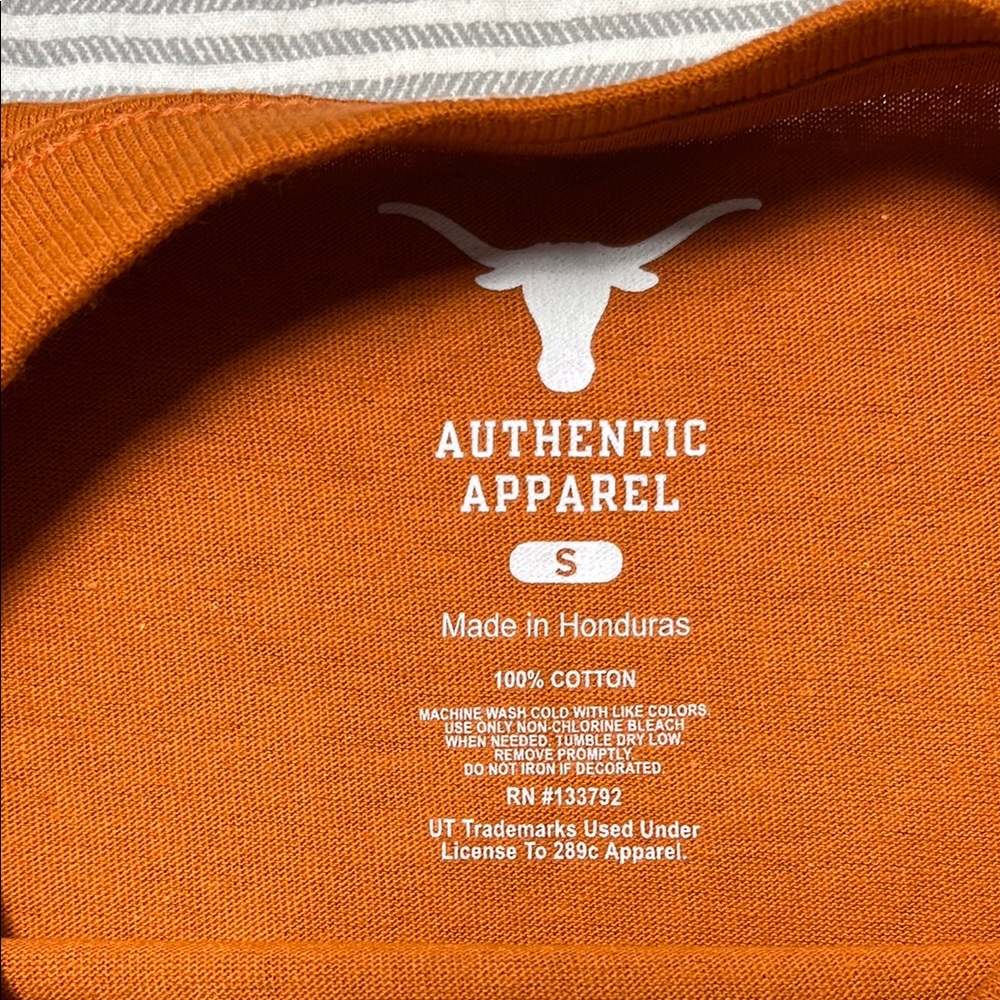 Texas Longhorns Orange T-Shirt - Picture 2 of 3